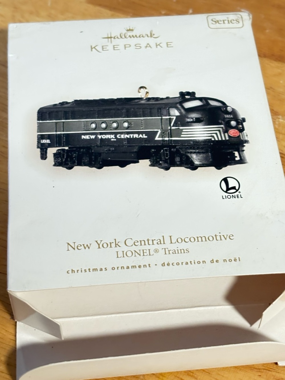 Hallmark Keepsake New York Central Locomotive Ornament - Black and White